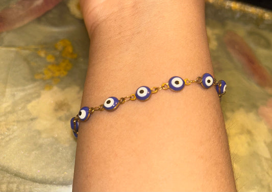 Blue Evil Eye Amulet Bracelet